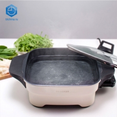 4L многофункциональный домашний DianHuoGuo 360 ° кольцевой равномерно нагрев не липкая сковорода